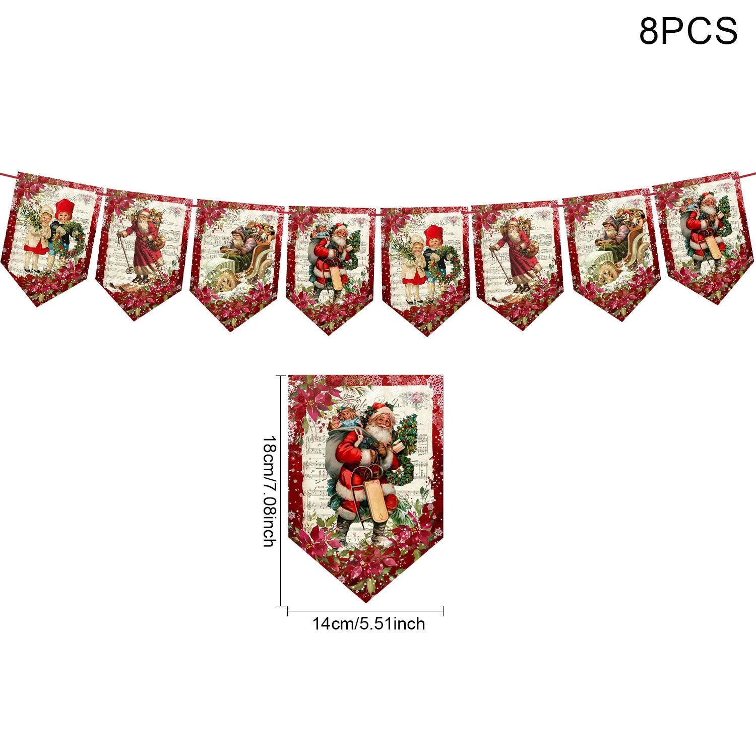 Merry Christmas Santa Decorate Christmas Wall 2026 New Year Decoration 2025 Christmas Decoration