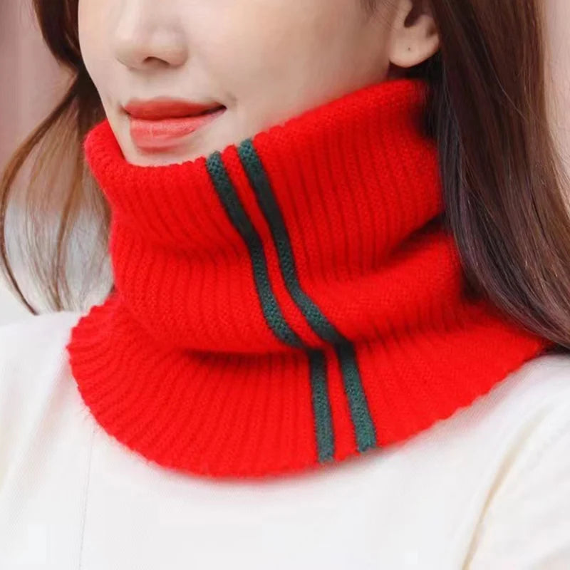Winter Fake Collars Woman Insert Sweater Knitted High Fake Turtleneck Winter Scarf Woman Turtleneck Accessories-for Clothes