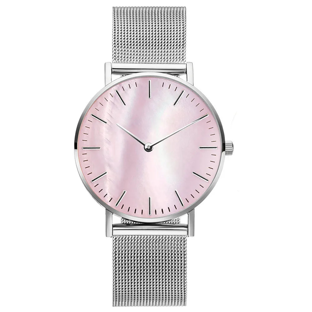 Women Watches Fashion Luxury Alloy Quartz Watches for Woman Metal Mesh Strap Simple Ladies Watch Female Clock montre femme