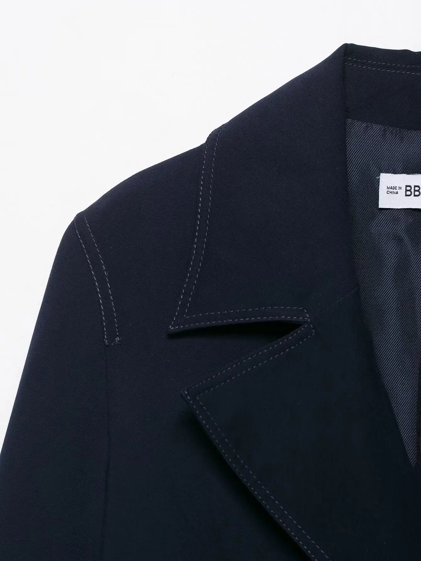 Women's Fashion Coats Solid Turn-Down Collar Long Sleeves Pockets Double-Breasted Female Autumn High Street Jackets