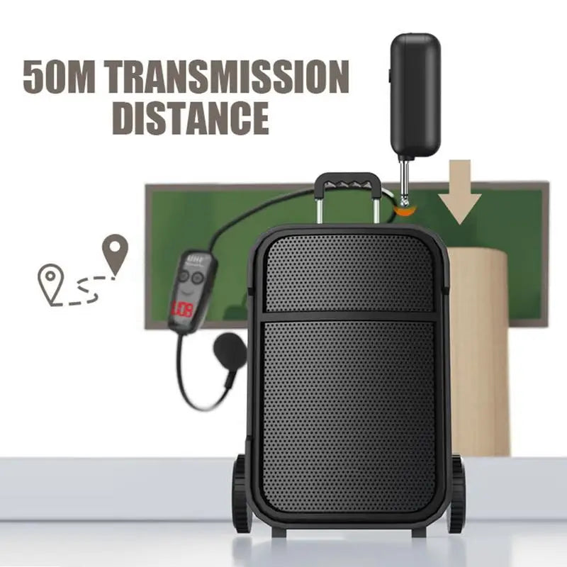 Head-wear UHF Wireless Microphone Headset Rechargeable Head-wear Wireless Microphone For Voice Amplifying In Conference Teaching