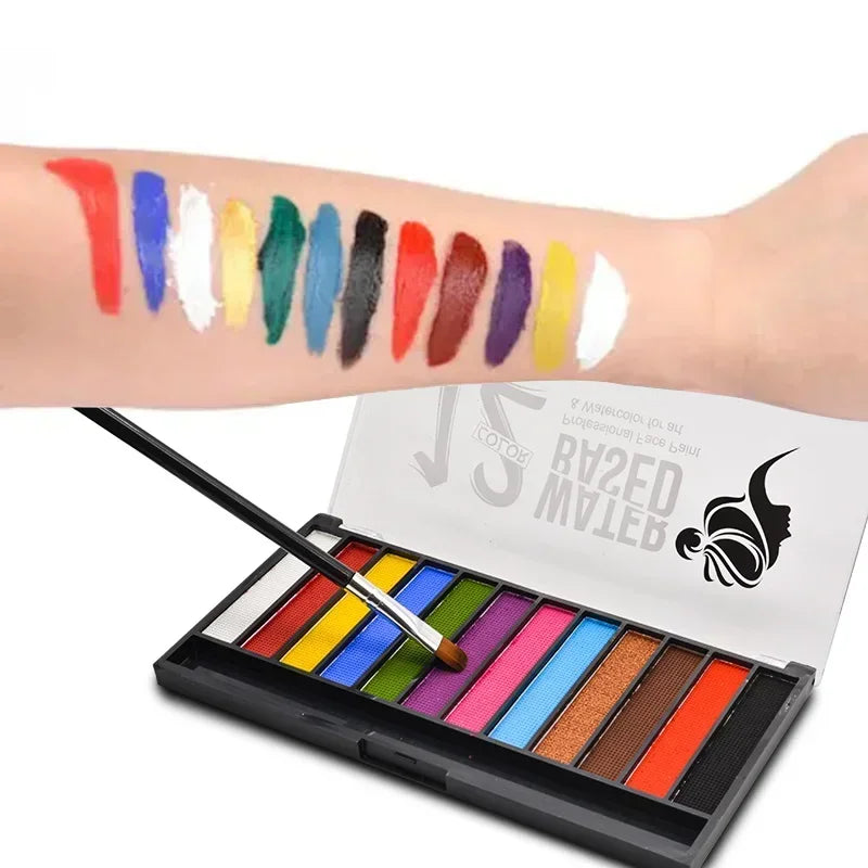 42 Color Eye Shadow Palette Face Body Painting Make Up Easy To Clean Makeup Body Paint Festival Halloween Body Paint Wholesale