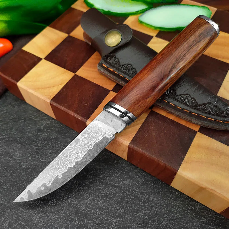 Kitchen Knife Damascus Steel Butcher Boning Knife Meat Cleaver Knife Fruit for Vegetable Fish Cutting Knife Kitchen Accessories