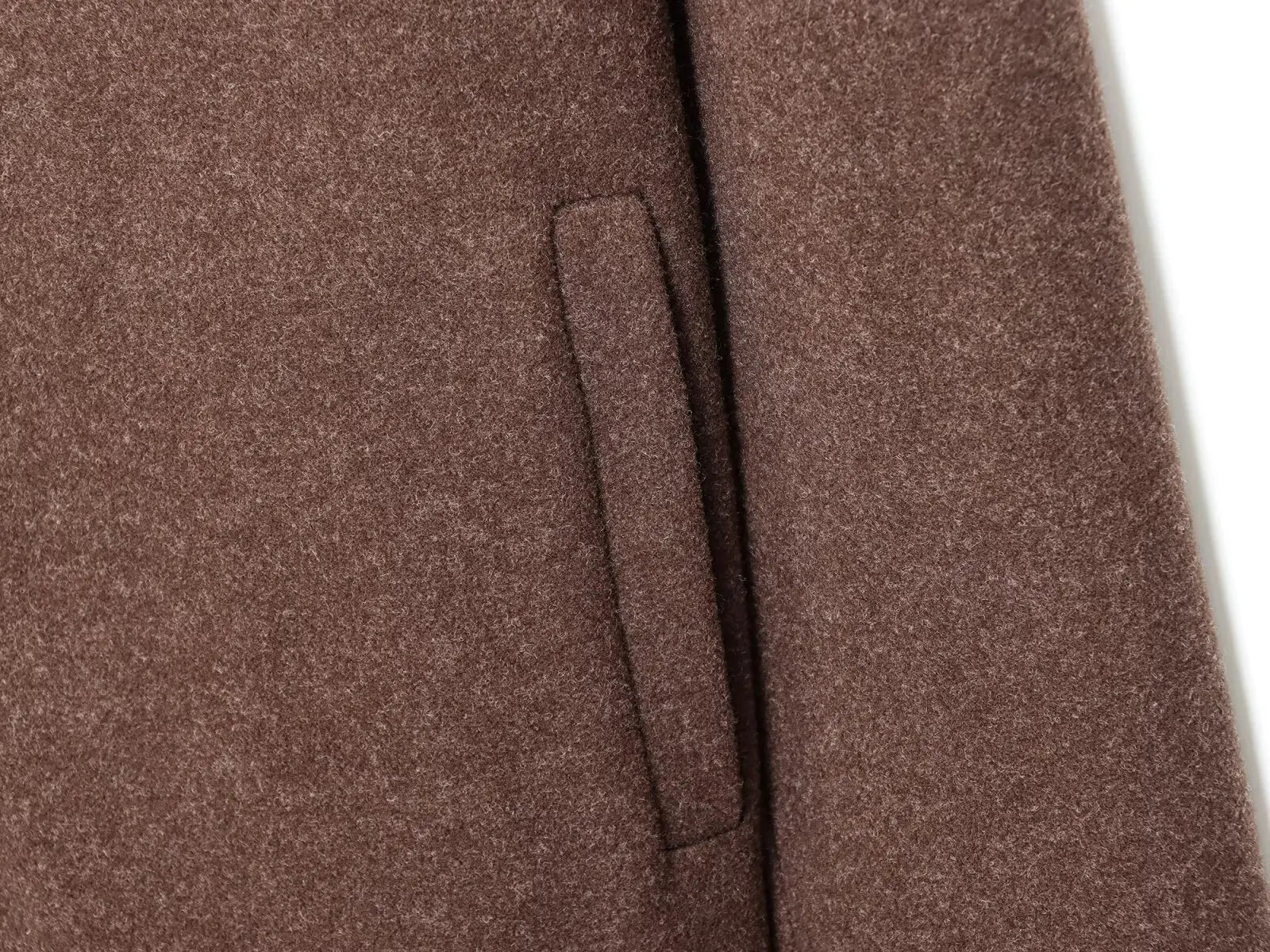 Women's Jacket New Fall Brown Long Sleeve Lapel Woolen Jacket Texture Jacket Casual Fashion Personality Versatile