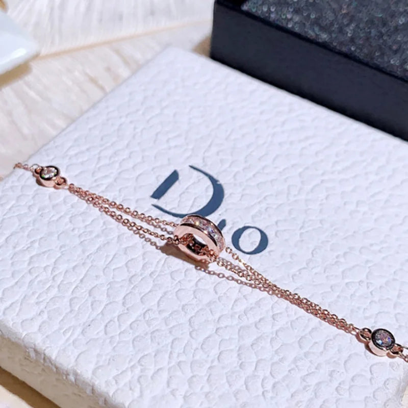 IFYOUOO Fashion Diamond Bracelet Super Shining Exquisite Women's Jewelry Charm Elegance Gifts