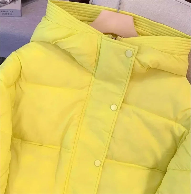 2025 New Women Jacket Winter Parka Down Cotton JacketsLoose Thick Warm Hooded Parkas Casual Long Coat Waterproof Outwear