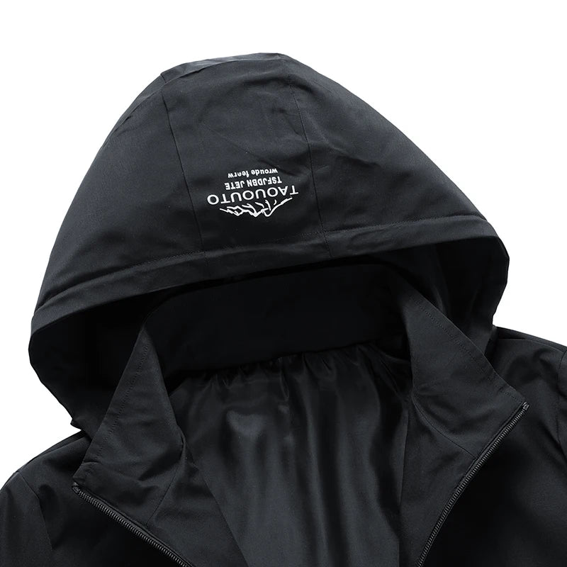 Men's Outdoor Sports Leisure Hooded Jacket Comfortable Trendy for Spring and Autumn Versatile Windproof Breathable Jacket