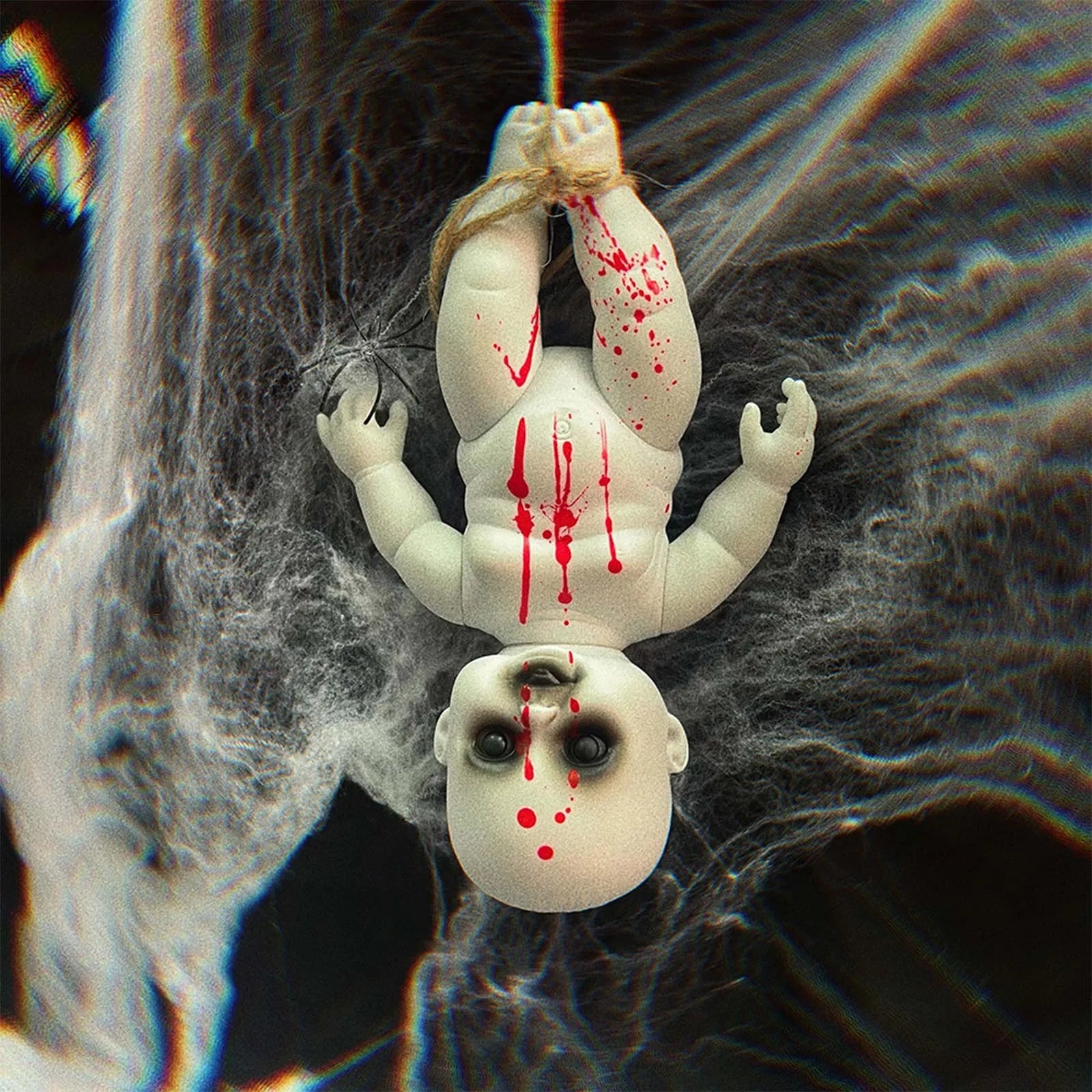 Halloween Scary Blood Doll Horror Ghost Zombie Baby Ghost Day Infant Decor Haunted House Props Children Gifts Party Decor