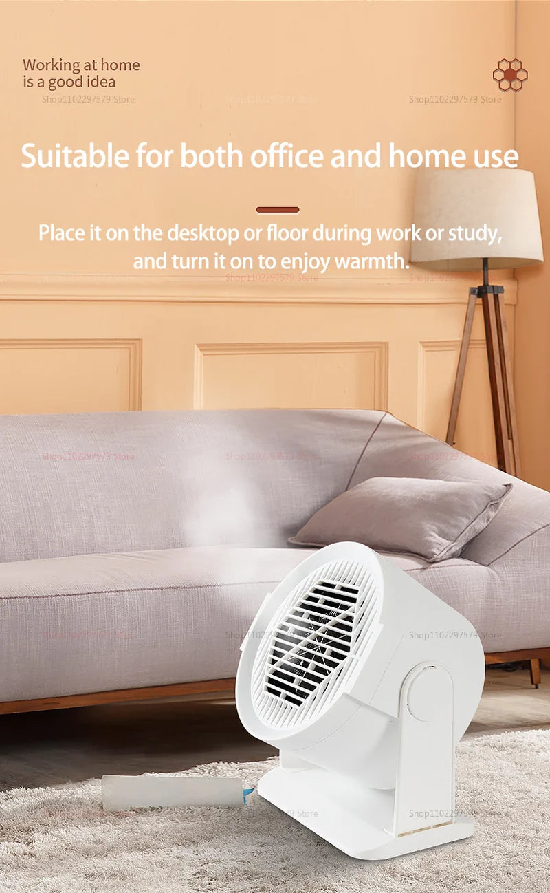 Portable Small Electric Heaters for Home Energy Saving Quiet Foot Warmer Fast Heating Indoor Warm Air Blower