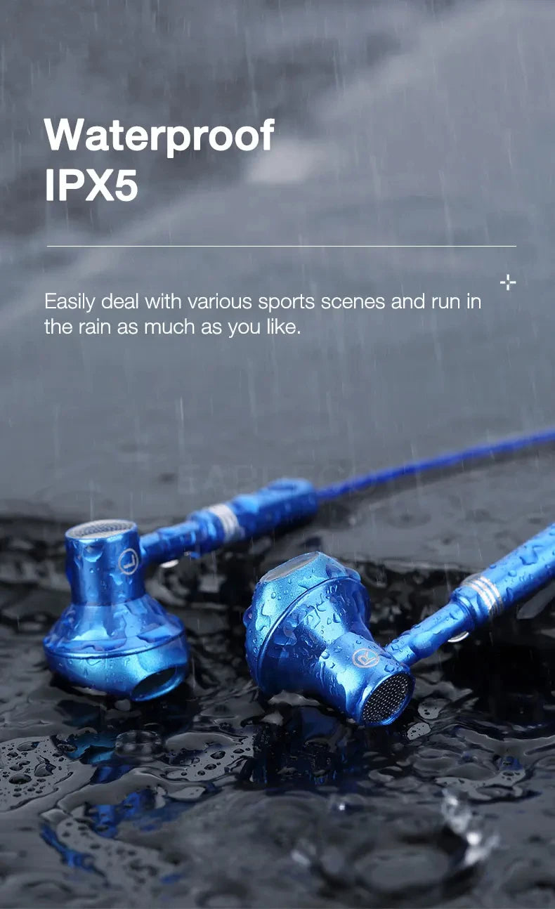 Wired Headphones Bass 9D Stereo Earphones Mic Headphone Headset in-ear Wire Earphon Earbud Phone Headset with Microphone