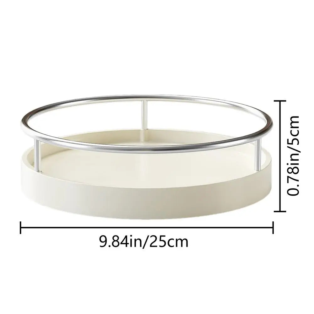 Kitchen Turntable Organizer Rotating Tray Organizer Kitchen Countertop Refrigerator Cupboard Kitchen Countertop Organizer