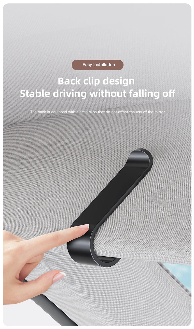 Car Sun Visor Glasses Clip Mirror Style Sunglasses Holder For Chery Omoda Tiggo Pro Fulwin Arrizo QQ 5x X1 T11 Gx E3 Car Gadgets