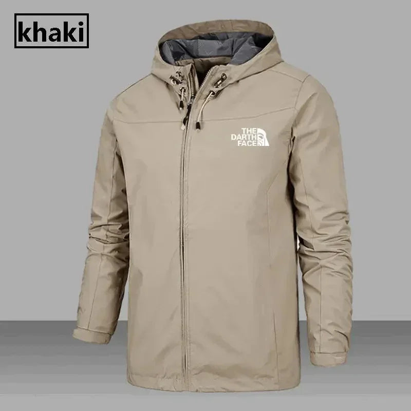 2025 Men's waterproof jacket, men's heat hunter, camouflage bomber jacket with hood, high-quality men's jacket