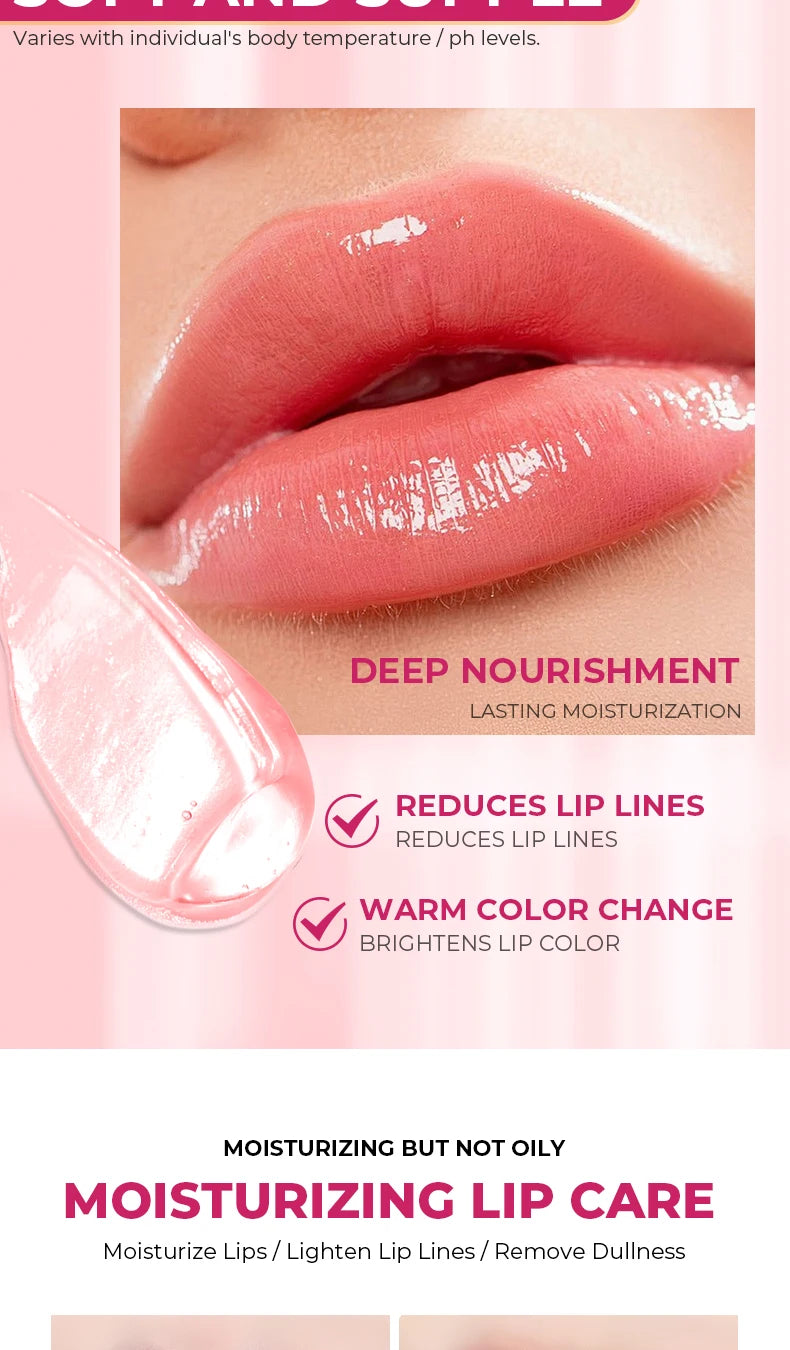 Beauty Glazed Bear Moisturizing Lipstick,Colored Lip Balm,Nourishing Lip stick,Easy To Color,Watery