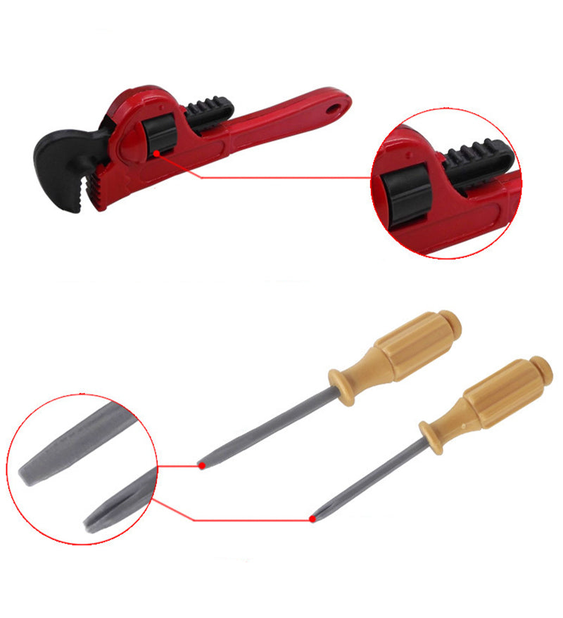 Kids Toys Simulation Repair Tools Set for Boy Safe Plastic Children Maintenance Tools Screwdriver Hammer Tongs Pretend Play Toy