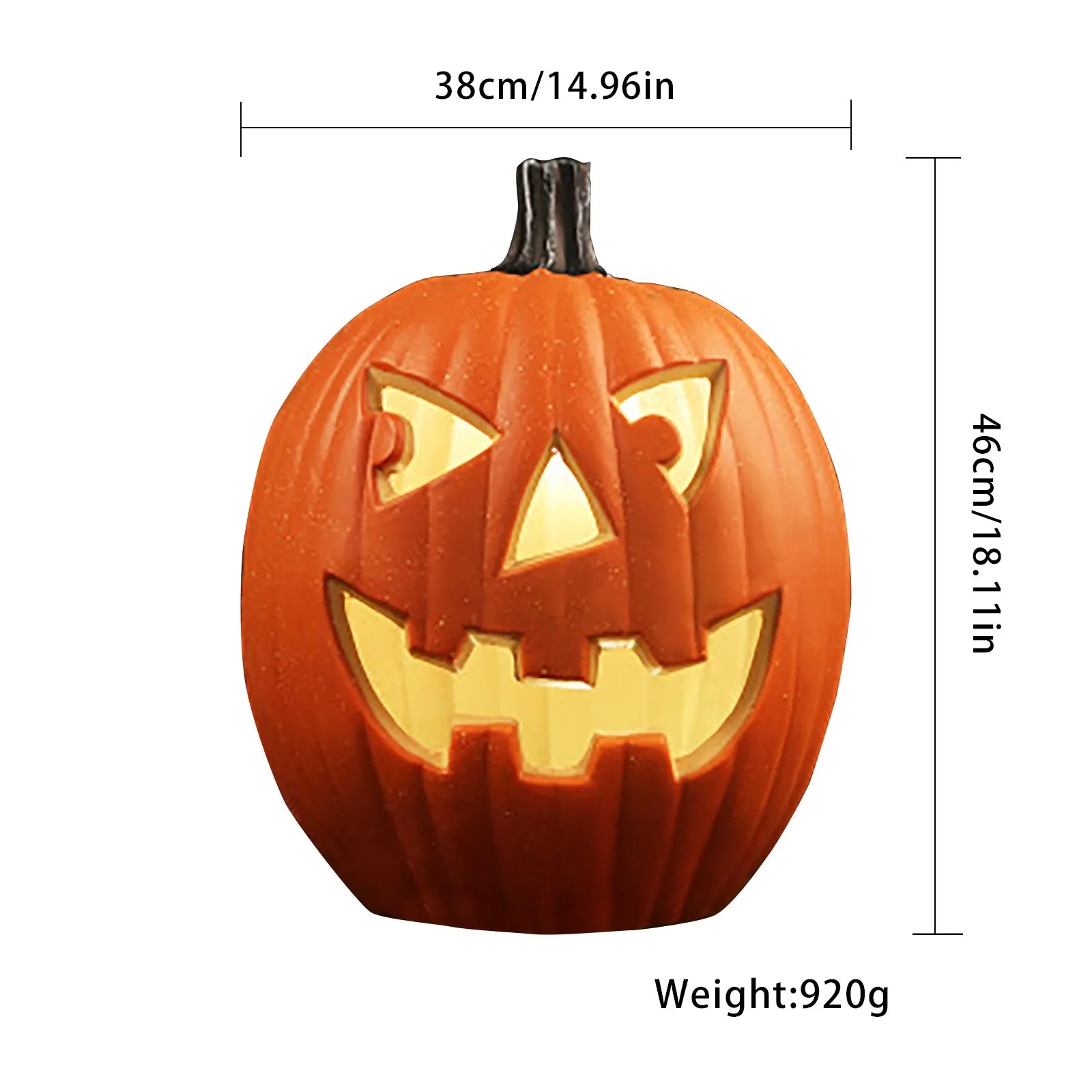 Halloween LED Pumpkin Decoration Halloween Light Warm Light Pumpkin Lantern Lamp for Home Party Supplies Room Decoration Props