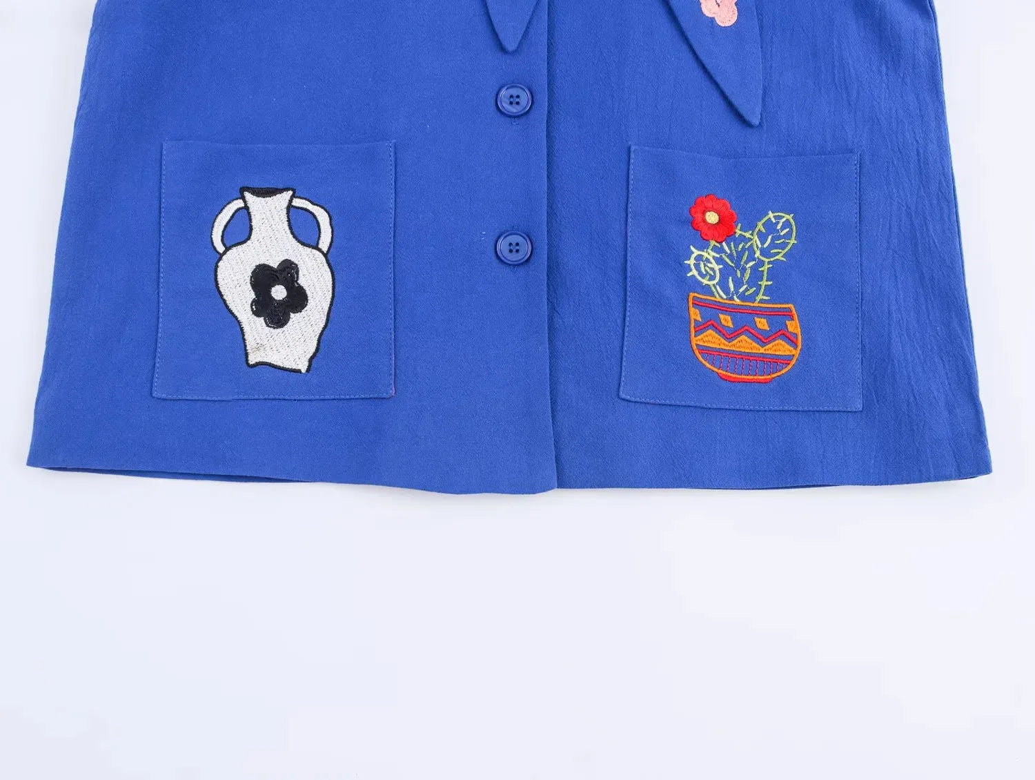 Women Jacket 2025 Fashion Embroidery Loose Short Coat Long Sleeve Jackets Streetwear Casual New Outerwears