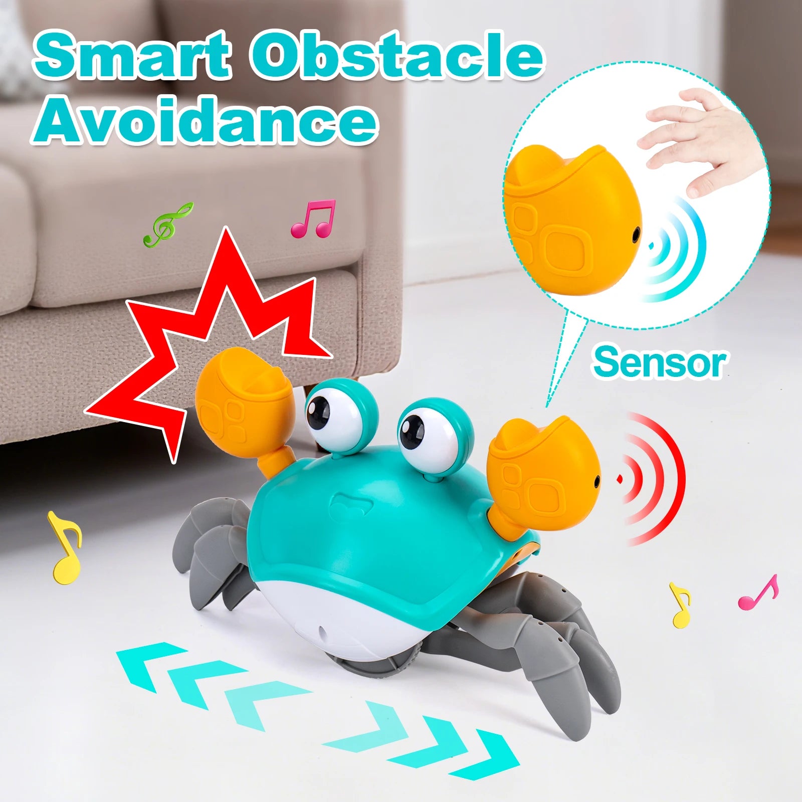 Kid Electronic Pet Toys Dancing Duck&Octopus Musical Penguin Baby Crawling Toys Toddler interactive Toys Tummy Time Gifts