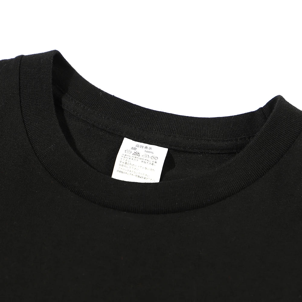 Male t-Shirts Oversized Cotton t Shirts Printed Heisenberg Letter Tshirt Hip Hop Blouse Men's Clothing o-Neck Breathable Tees