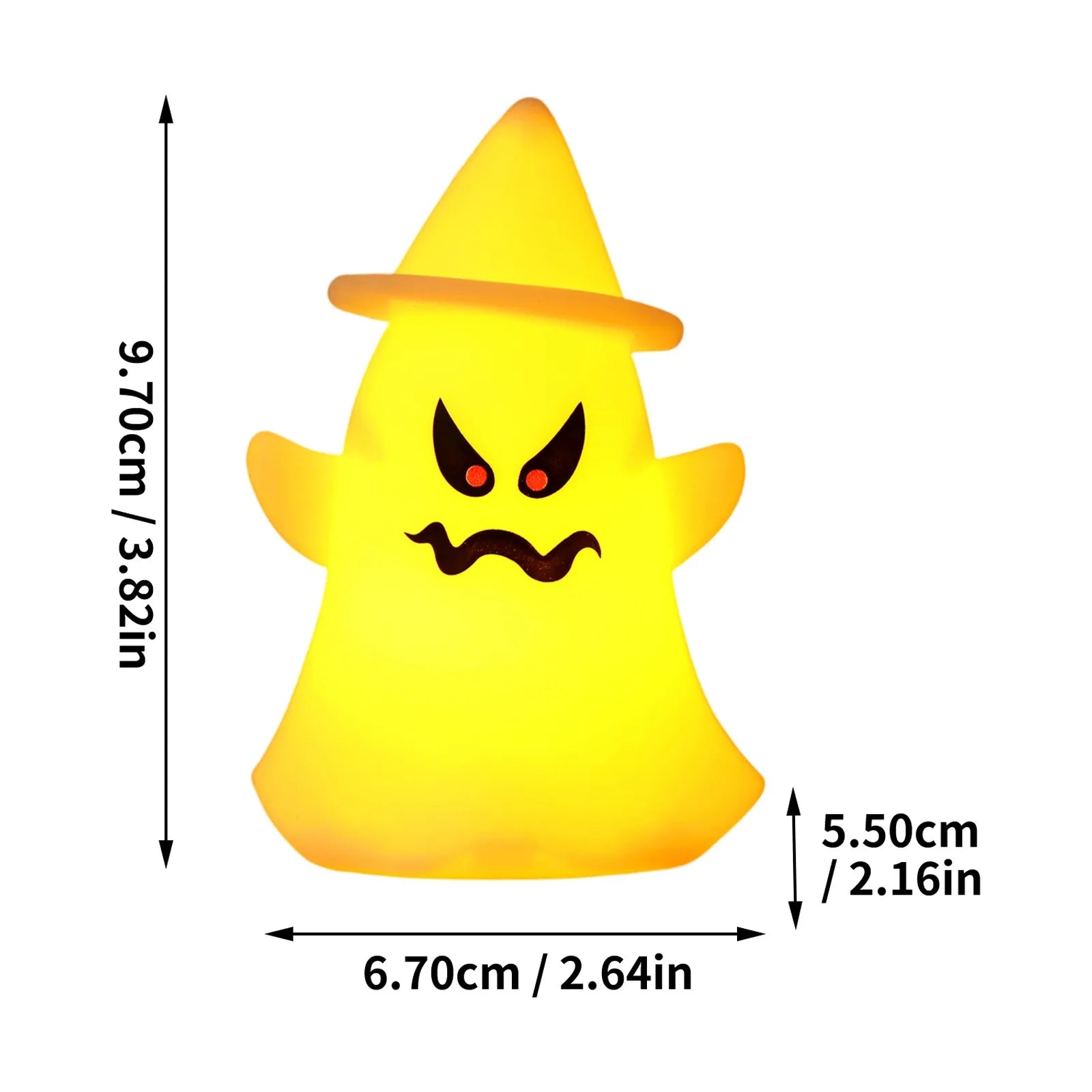 Halloween Night Light Decoration Ornaments Pumpkin Lantern Festival Trick Or Treat Ghost Pendant Luminous Toy Party Layout Props