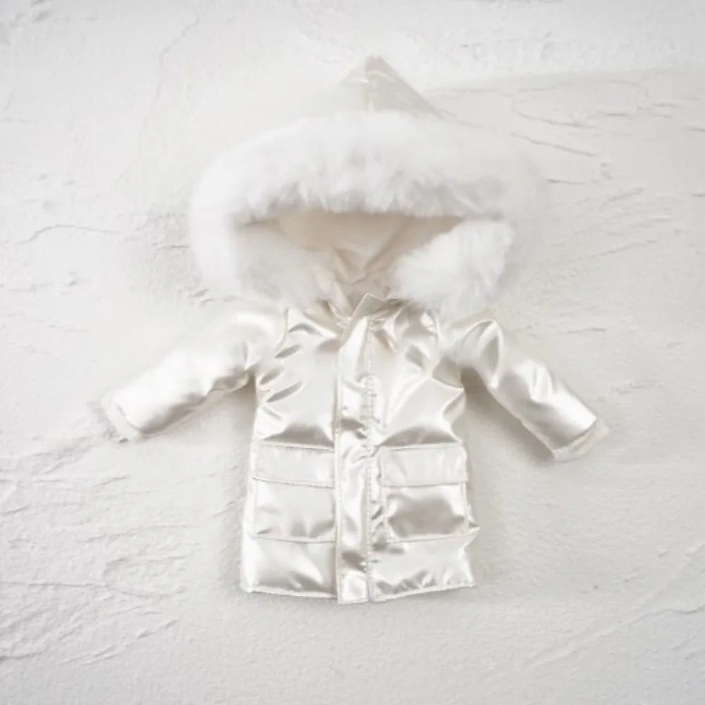 Fashion Winter Coat Outfits Long Style DIY Accessories Thick Down Jackets Handmade for blythe Dolls For ob24 ob22 Dolls/