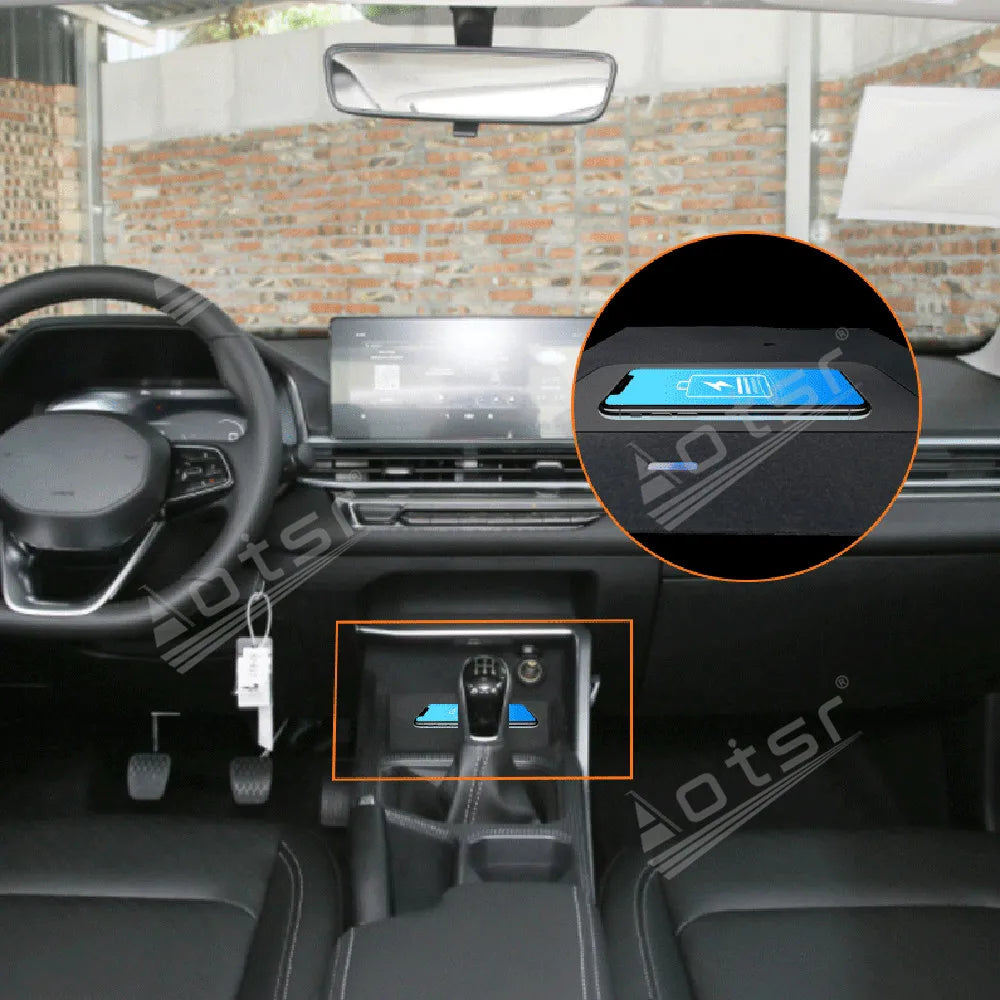 For Geely Emgrand 4th generation 2022 to 2023 Center Console Accessories Charging Pad Car Smart Accessories Module