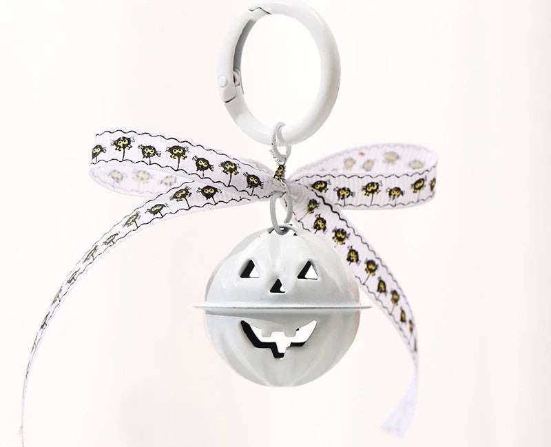 Halloween Pumpkin Bell Pendant Cute Spooky Charm For Keychains & Bags Perfect Party Favors & Holiday Decor