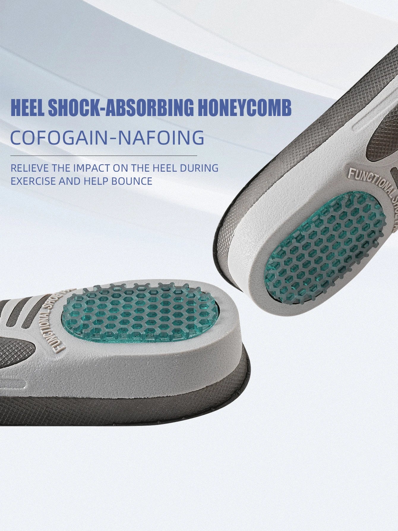 1 Pair Plantar Fasciitis Orthotic Shoe Inserts Arch Support Gel Comfort Shoe Insoles Athletic Running Insoles For Women And Men