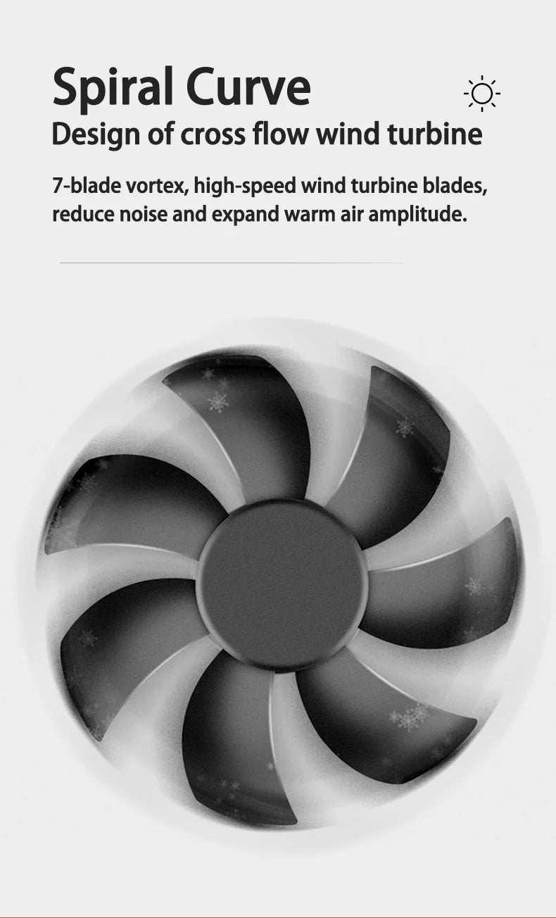 New type of warm air blower, small heater, household energy-saving, energy-saving, foot heating, instant electric heating