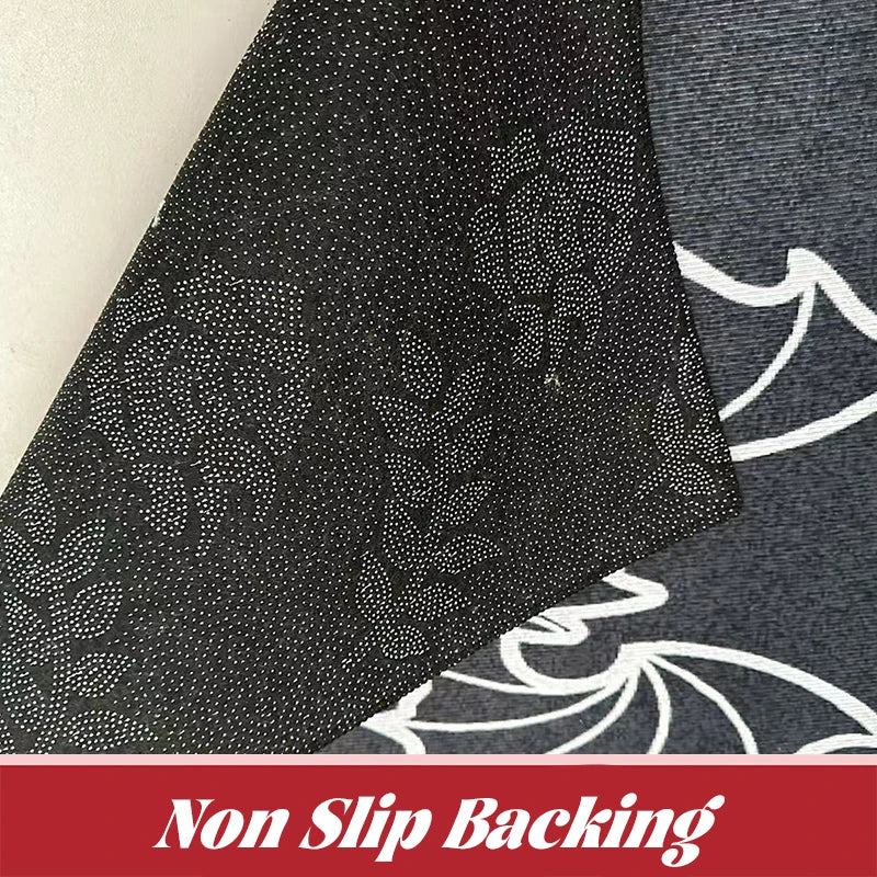 Christmas Carpet Cartoon Gingerbread Man Crystal Velvet Kitchen Floor Mat Non-slip Door Mat Entry Door Mat new year Home Decor