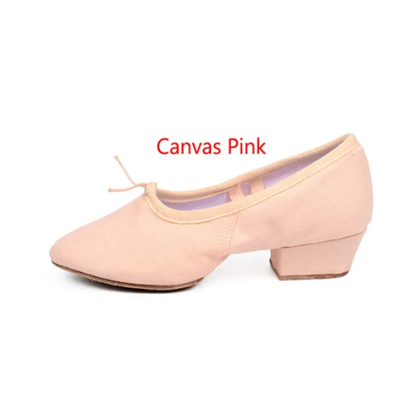 Ballet Dance Shoes Women Teacher Stage Training Shoes Soft Sole Slippers Yoga Belly Practice Shoes Girls Jazz Dancing Shoes