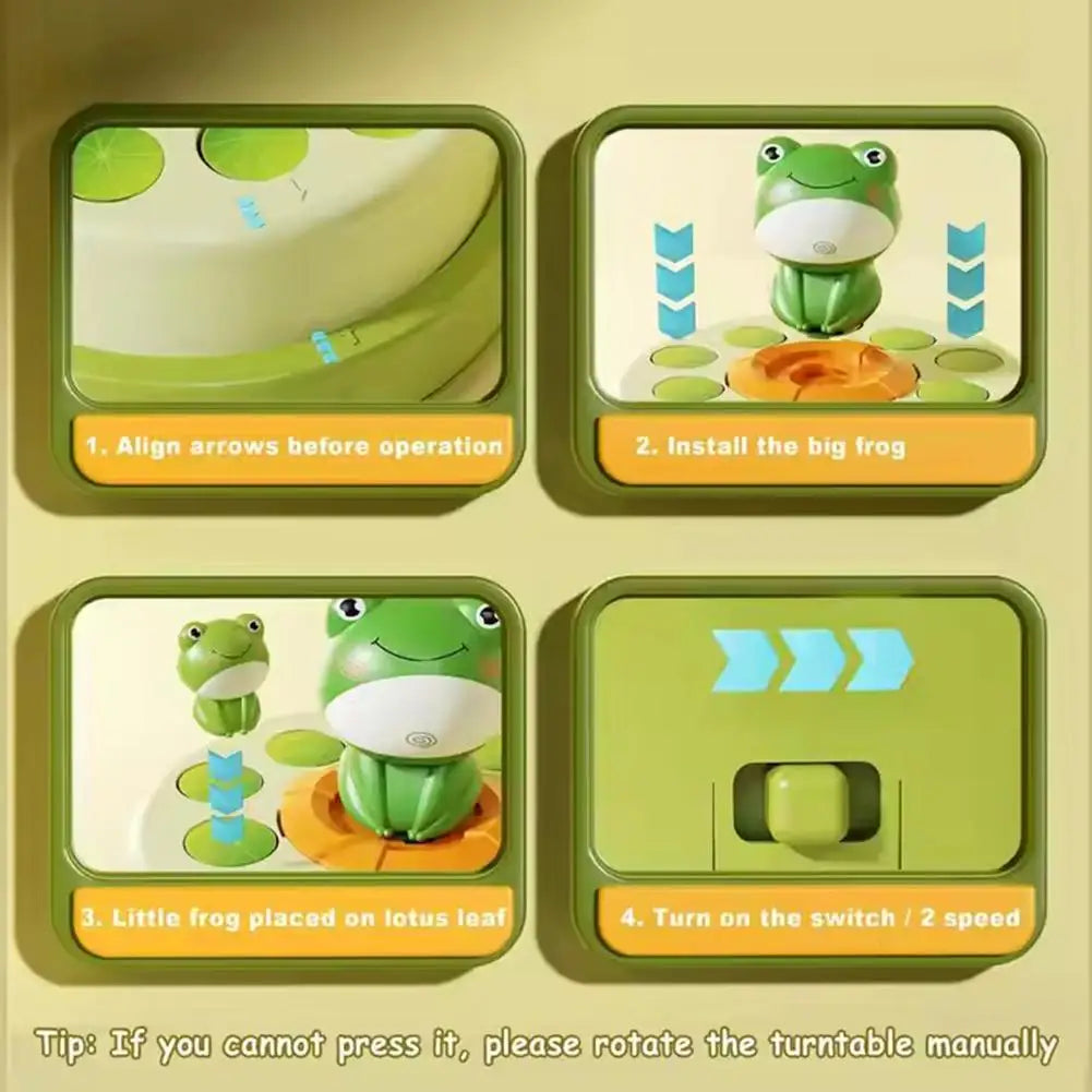 Kid Toy Launch Frog Cartoon Flying Frog Catching Funny Toy Development Sensory Interaction1 2 Players Game Puzzle Toy