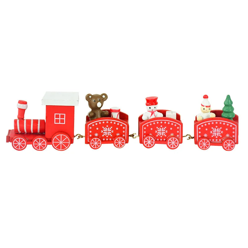 Christmas Train Merry Christmas Decorations For Home 2025 Cristmas Ornament Xmas Navidad Noel Gifts Happy New Year 2026 Gifts