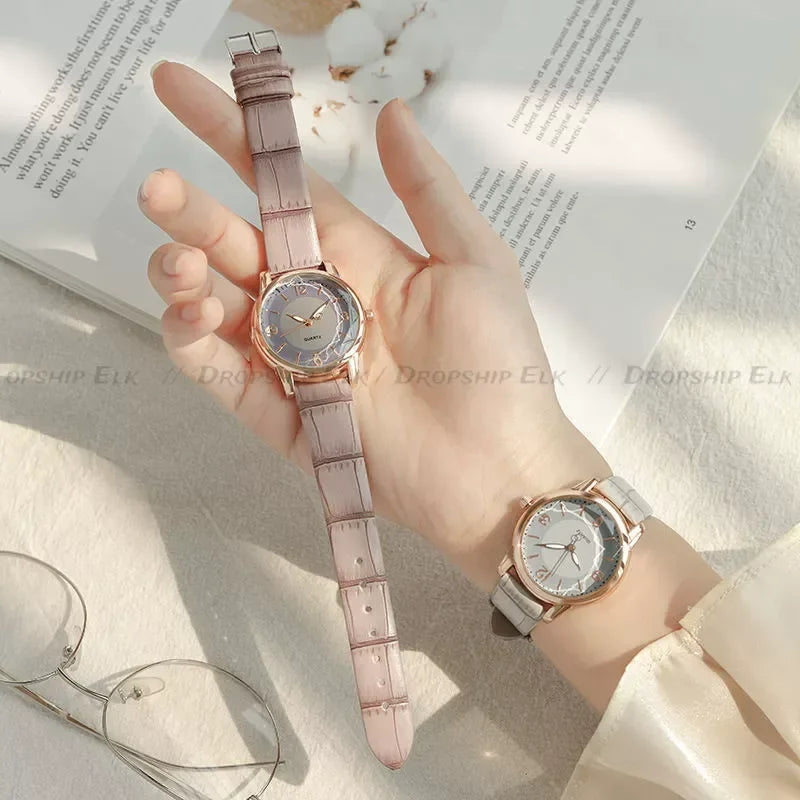 Women Watches Brand Luxury Fashion Ladies Watch Reloj Mujer Leather Watch Women Female Quartz Wristwatches Montre Femme