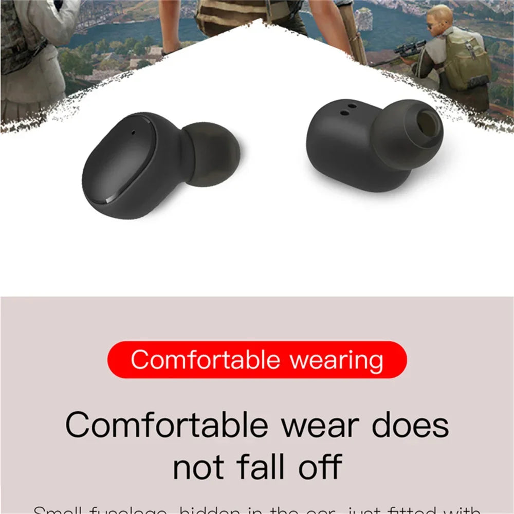 Bluetooth 5.0 Wireless Headphones E6S Noise Cancelling Sport Earphones HiFi Stereo Gaming Headsets With Mic For All Smartphones