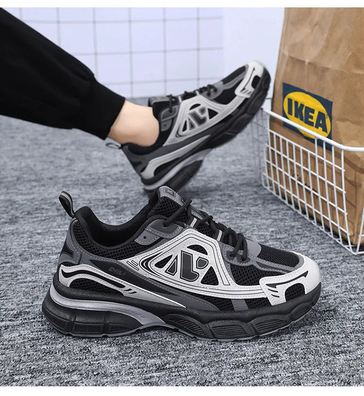 Men's Shoes Fashion Outdoor Casual Shoe Lace Up Platform Sneakers Comfort Running Shoes for Men Training Shoes Tenis Masculino