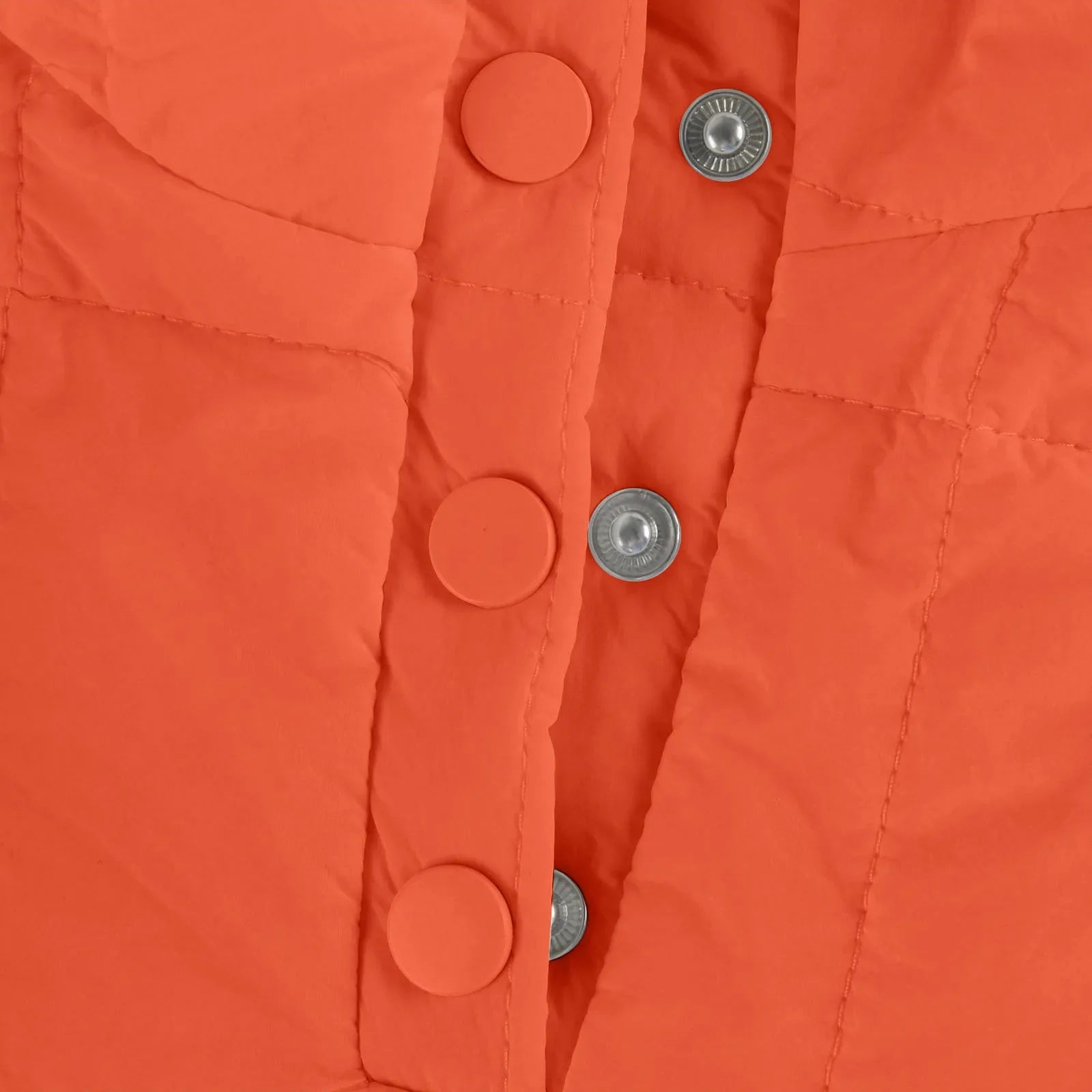 Quilted Jackets for Women Lightweight Long Sleeve Button Down Jacket Warm Winter Coat Outerwear with Pockets Ropas De Mujeres