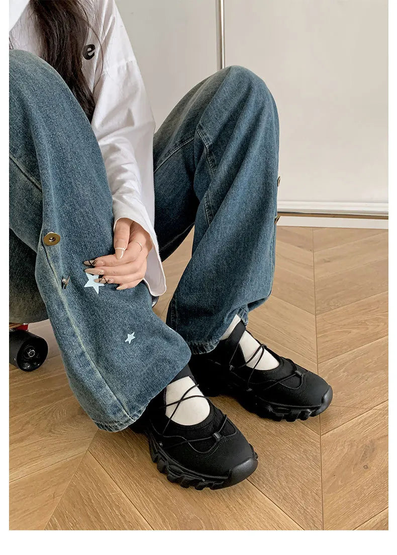 Women's Shoes Platform Female Footwear Shallow Mouth All-Match White Sneakers 2025 New Dress Casual Summer Rome