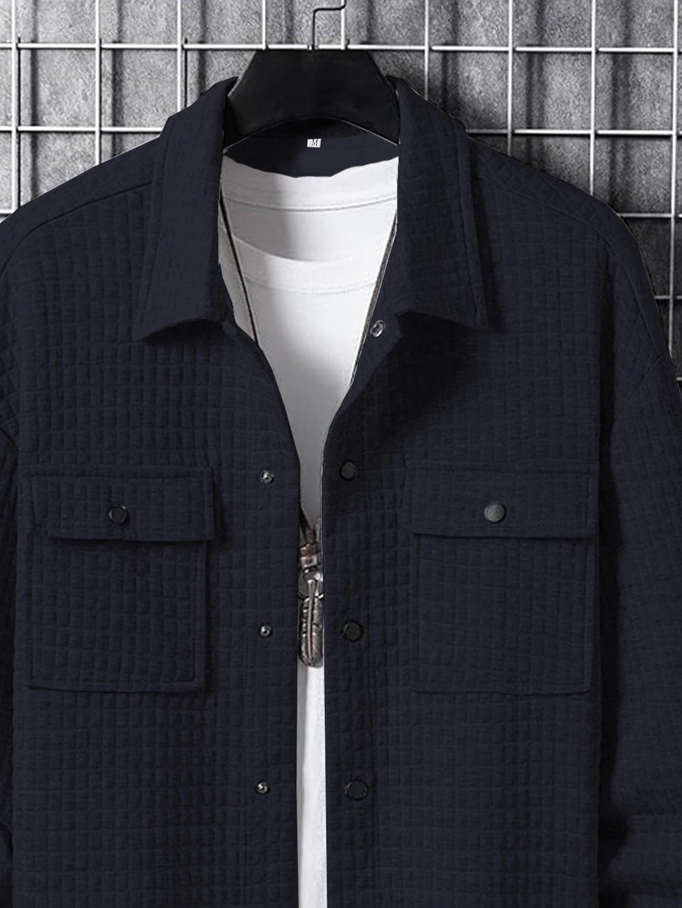 Men's Casual Plaid Jacket Coat Fashionable Outerwear Design Versatile Style Suitable for Leisure & Formal Occasions