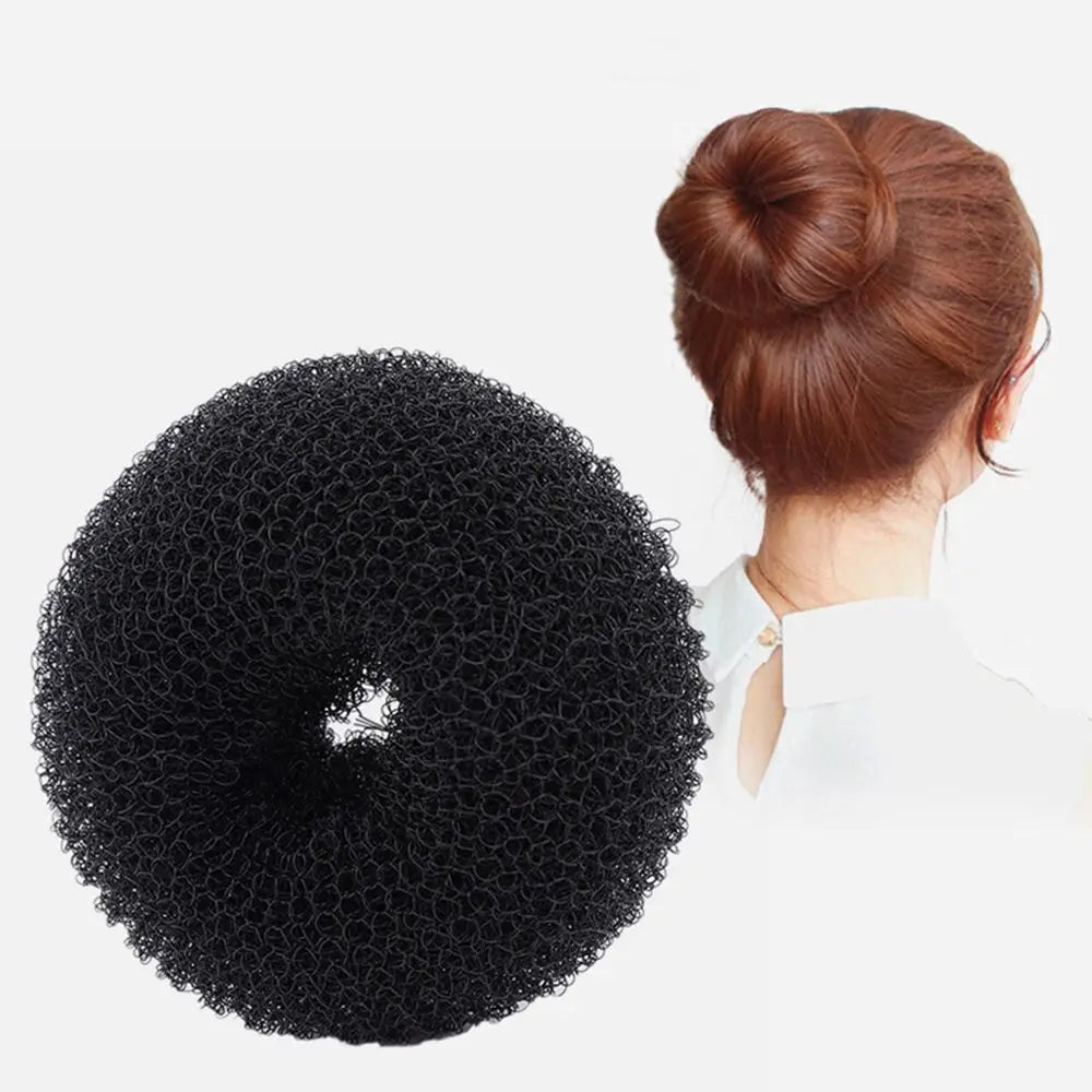 Head Hair Accessories Female Easy Big Ring Bird's Nest Bun Maker Women Hair Ring Korean Style Ponytail Holder Hairstyle Tools