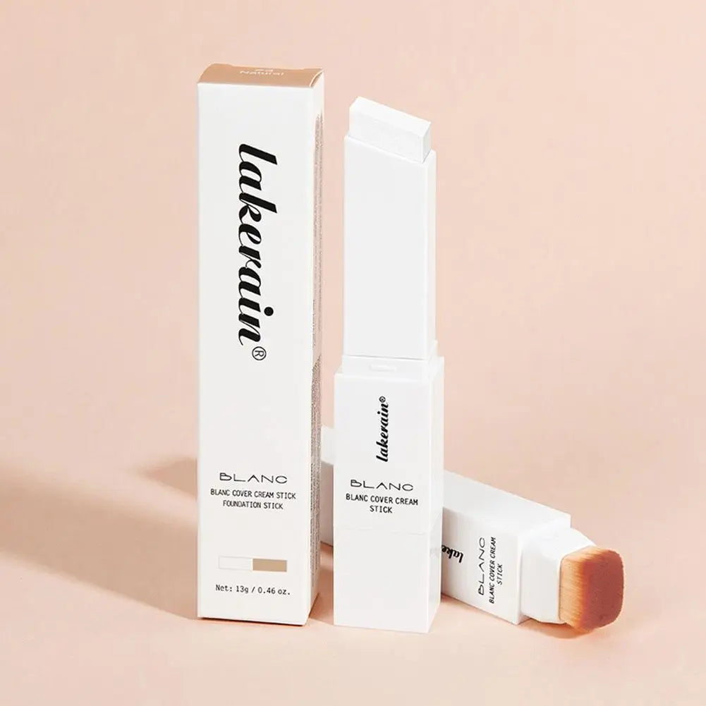 Dual-Ended Brush-On Color-changing Foundation Stick Minimizing Even-Tone Pore Conceals Blemishes Dullness Cosmetics Makeup