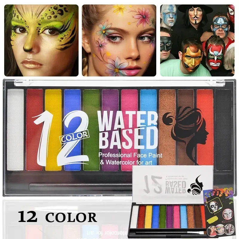 42 Color Eye Shadow Palette Face Body Painting Make Up Easy To Clean Makeup Body Paint Festival Halloween Body Paint Wholesale