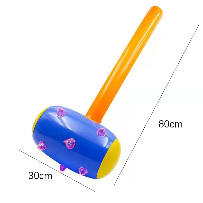 Kid Donut Inflatable Stick Air Hammer Toy Big Size 80CM  Party Games Outdoor Carnival Inflatable Toys Halloween Chrismas toy