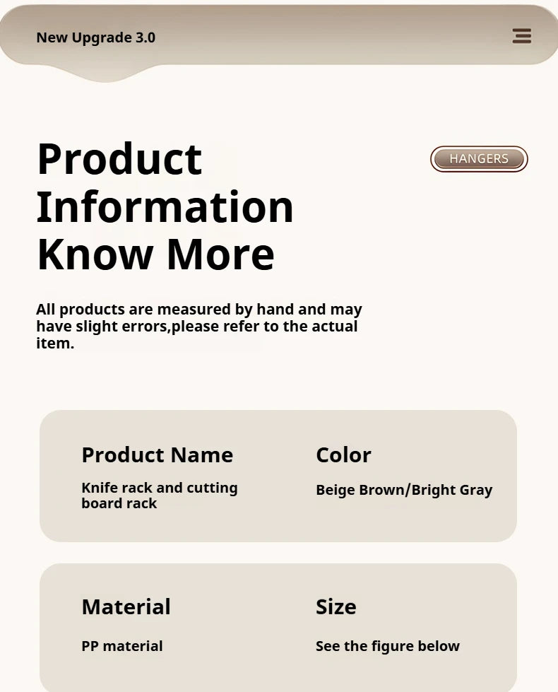 Kitchen shelf, household vegetable board storage rack, countertop drain, chopstick holder, cutting board, integrated knife holde