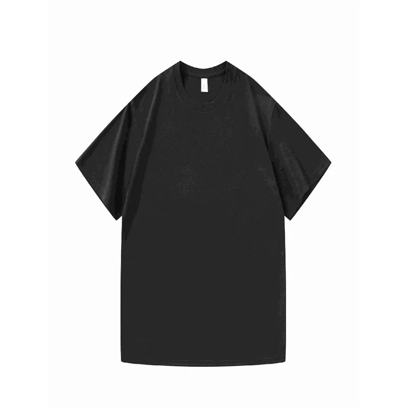 Men's T-Shirt Black Printed Pattern & Text ME High Quality Cotton 180g