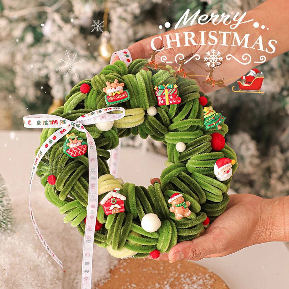 2026 Christmas Decorations Creative Twist Stick Xmas Tree Pendant Crafts Hanging Ornaments Door Hanging Garland Xmas Home Decor