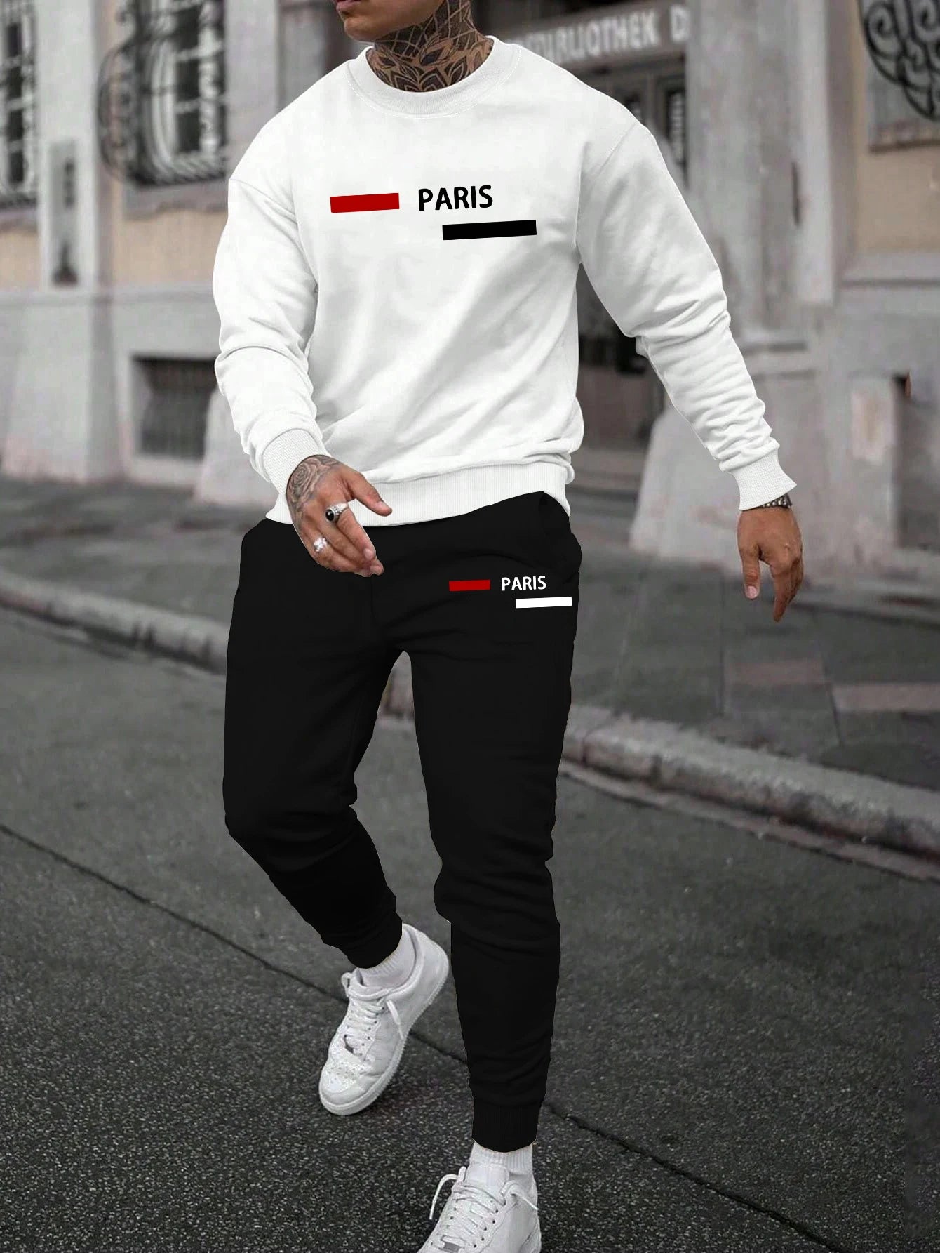 Men's Tracksuit Daily Casual Autumn Winter Fashion Single Sweatshirts Sweatpants Men Sports Comfort Simplicity Outdoor Quality