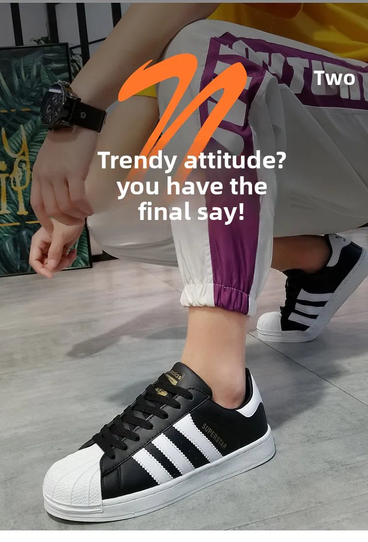 Couple Boardshoes Simple Basics Versatile Comfy Casual Light Walking Shoes New Hot Selling Men Women Student Little White Shoes