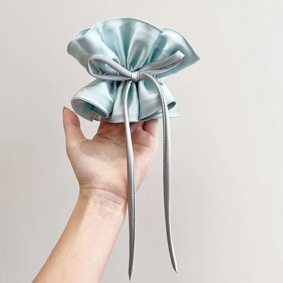 Bow Ribbon Hairbands Long Elastic Sweet Scrunchies Flowers Hair Tied Bands Head Rope Women Korean Girl Ponytail Hair Accessories