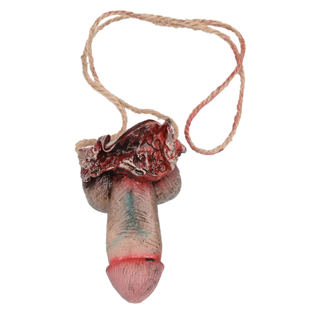 Halloween Party Decorations Haunted House Horror Hanging Props Bloody Violence Latex Organs Fake Fingers Eyes Feet Brain Heart